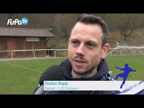 Stefan Rapp - 1.FC Ersingen - zum Spiel vs. 1.FC Bauschlott, im FuPa.tv-Interview am 19.3.2017