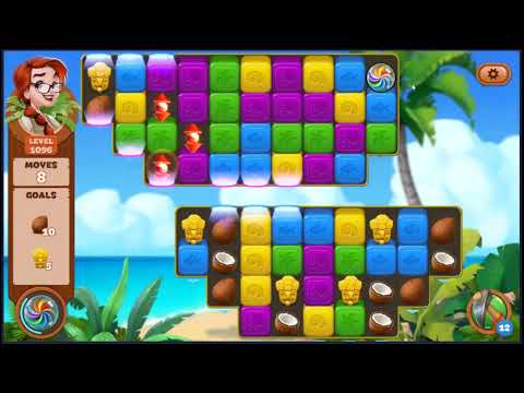 Lost Island Blast Adventure Level 1096 - NO BOOSTERS 🏝️ | SKILLGAMING ✔️