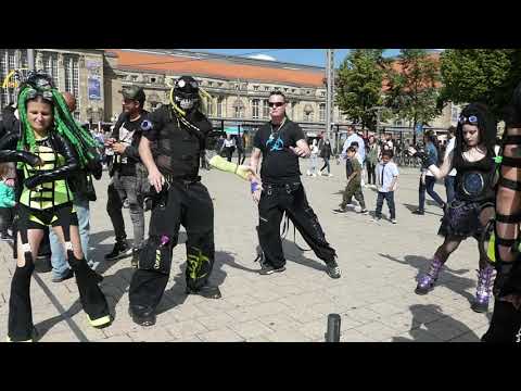 Industrial dance @cyber meet-up, WGT 2019, Leipzig