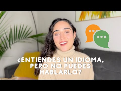 Do you understand a language, but can't speak it?
