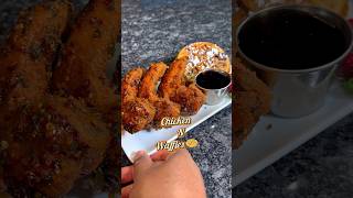 THE BEST 🤤🔥 Chicken n waffles recipe #brunchideas #chickenandwaffles #breakfastrecipe #easyrecipe