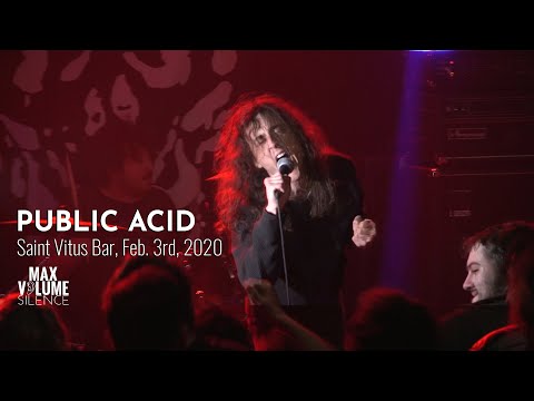 PUBLIC ACID live at Saint Vitus Bar, Feb. 3rd, 2020 (FULL SET)