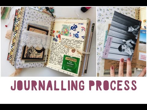junk journal with me  process video ideas tips