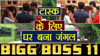 Bigg Boss 11: Luxury Budget Jungle task creates RUCKUS inside house | FilmiBeat
