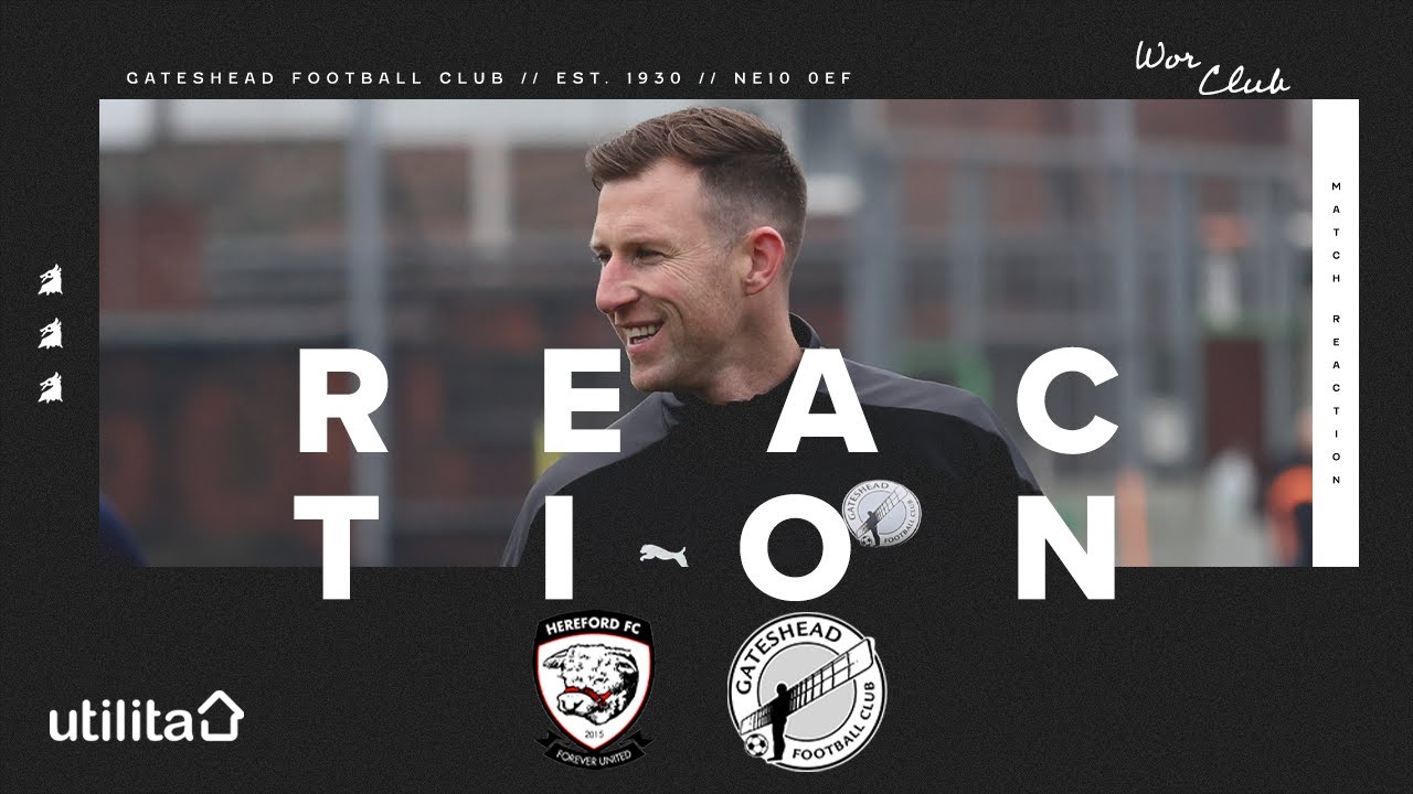 “We got our rewards for hard graft” | Williamson on Hereford win | UTILITA REACTION