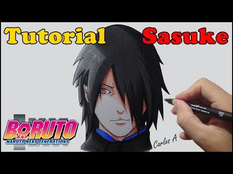 Como Desenhar Naruto / Sasuke - Aprenda ( Passo a Passo) Naruto vs