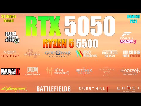 RTX 5050 + Ryzen 5 5500 - The 2026 Budget King? (20 Games Tested)