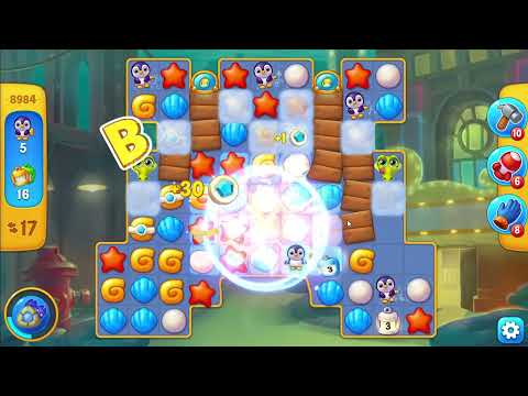 FISHDOM:  Level 8984, 8985 (Hard level) , 8986 First tries No boosters.