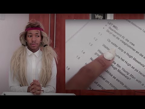 Writing Afrikaans Exam without studying