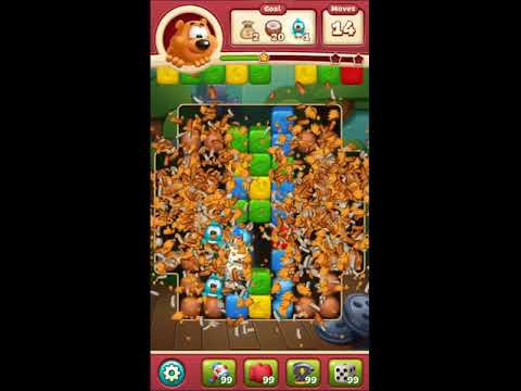 Toon Blast Level 5213 - NO BOOSTERS 🐻🐺🐱 | SKILLGAMING ✔️