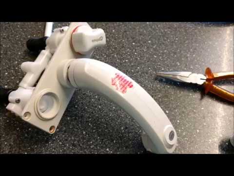 Repairing the spindle in a whale mixer tap