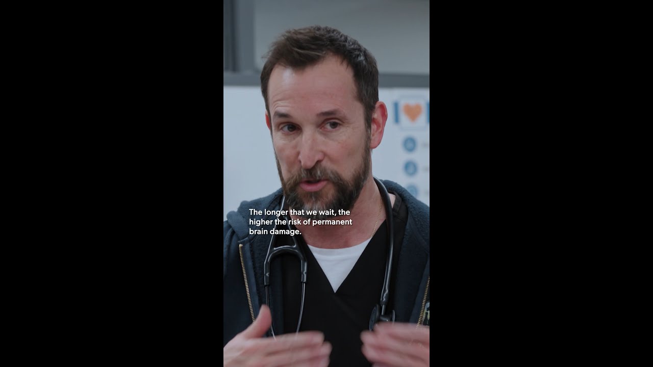 Doctor calmly tries to explain risks to anti-vaccine parents | The Pitt | BINGE