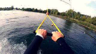preview picture of video 'Baba Videos / Wakeboard Session , Verberie Cable Park, France'