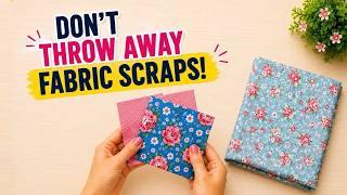 Don't Throw Away Fabric Scraps! Easy Patchwork Wallet Tutorial