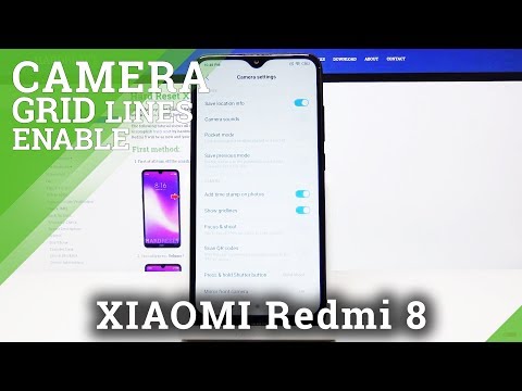 How to Show Camera Gridlines in XIAOMI Redmi 8 – Enable Help Lines