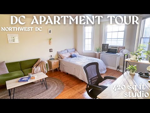 APARTMENT TOUR in Washington DC | My $1,450/Month Studio