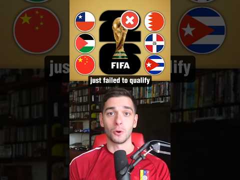 Countries That FAILED To Qualify For World Cup 2026