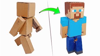 I Show Craft Skills: How To Make Minecraft Characters With Cardboard Part. 1