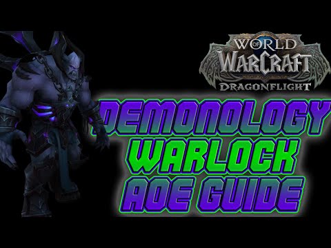 10.0 Dragonflight Demonology Warlock AOE DPS Guide! Rotation, Talents and Stats!