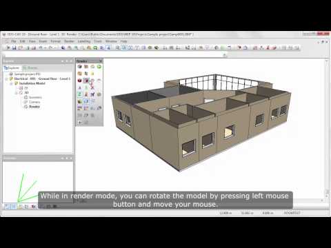 DDS-CAD 11: Getting Started - Creating a building model (2/8)