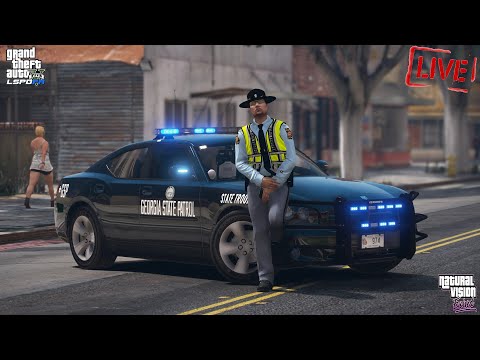 GTA 5 | LSPDFR 0.4.7 | Georgia State Patrol | 🔴NVE🔴 | Chill Stream #2