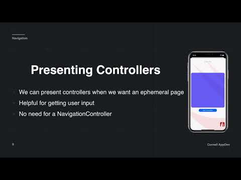 Intro to iOS Development: Lecture 4 - Navigation and MVC Part I