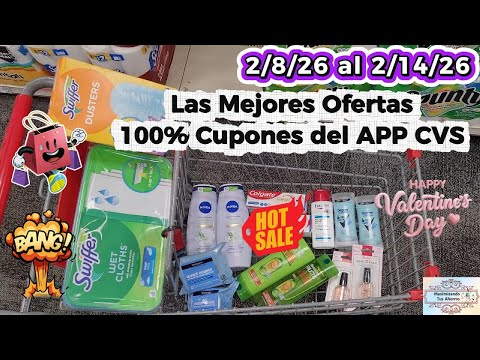🛍🔥Compra Productos Gratis y Económicos 🔥7 Ofertas, 1 Promoción🔥 LAS MEJORES👉🏻 CVS 2/8/26 al 2/14/26