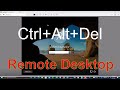 How to press ctrl+alt+del in anydesk | how to press control alt delete on remote desktop