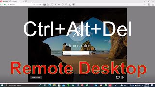 How to press ctrl+alt+del in anydesk | how to press control alt delete on remote desktop