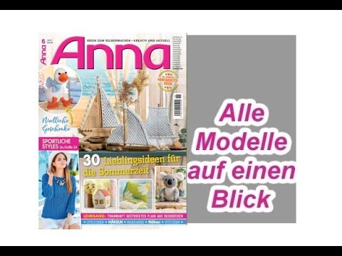 Anna 6/2022 - Blick ins Heft - mit Küchentücher aus der FROTTEE