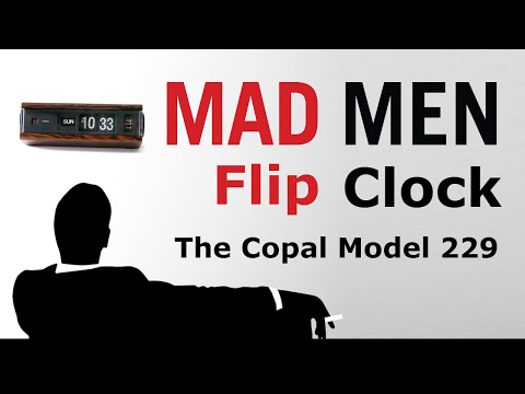 The Mad Men Flip Clock - the Copal Model 229 Alarm Clock - Review and Disassembly