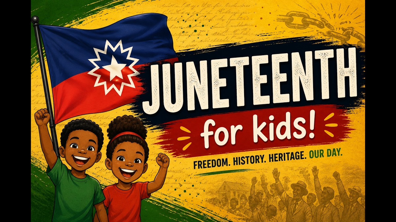 Juneteenth for Kids! | History for Kids | Seed of Melanin Kids!