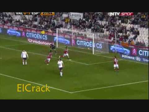 Valencia vs Espanyol (2-1) La liga 08-09
