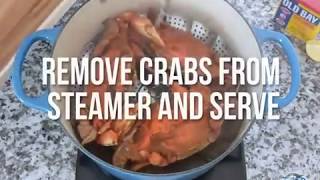 How to resteam/reheat Maryland Blue Crabs. Wait for it...