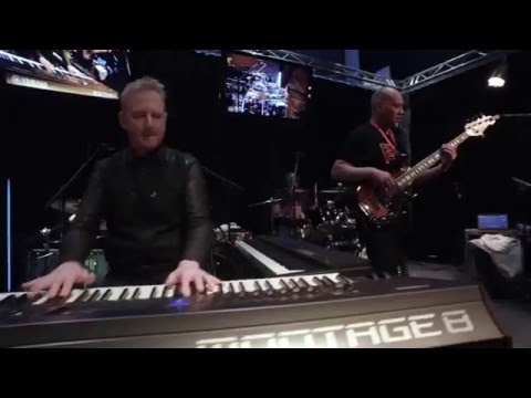 Yamaha MONTAGE - Matt Johnson and "Jamiroquai Groove Section" live on stage at Musikmesse 2016