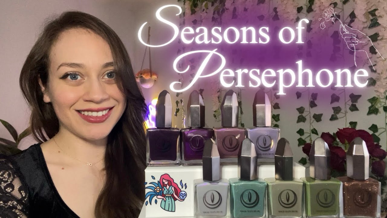 Mooncat Seasons of Persephone 🥀🖤 My Fav Collection Yet?! Swatches, Comparisons + Review!
