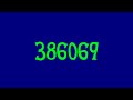 Numbers 0 To 1000000