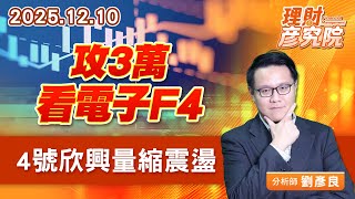 攻3萬看電子F4、4號欣興量縮震盪 #台積電 #鴻海 #聯發科 #台達電 #欣興 #金居 (圖)