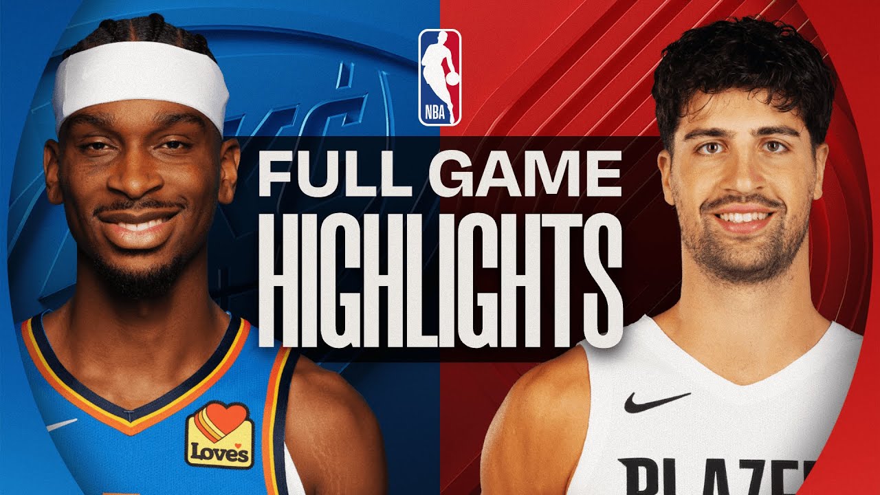 THUNDER at TRAIL BLAZERS | FULL GAME HIGHLIGHTS | November 5, 2025