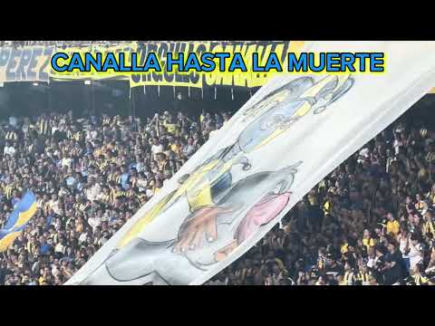 "MINUTO 22 HIJOS NUESTROS MORIRÁN " Barra: Los Guerreros &bull; Club: Rosario Central &bull; País: Argentina