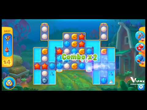 Fishdom. 9457 level no boosters and diamonds. 13 moves