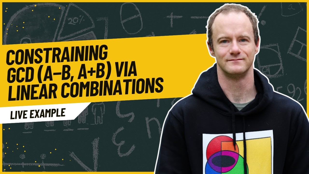 Constraining gcd(a−b, a+b) via Linear Combinations