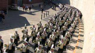 Purdue Band 2011 Arriving at the North side of Ross-Ade