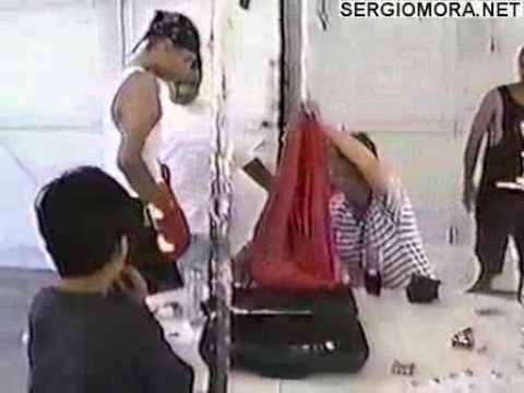 Sergio Mora 15Years Old In Back Yard BBq Boxing Part 1 0f 3