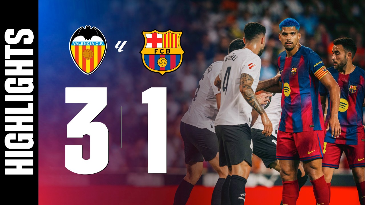 فالنسيا ضد برشلونة — ملخص وأهداف