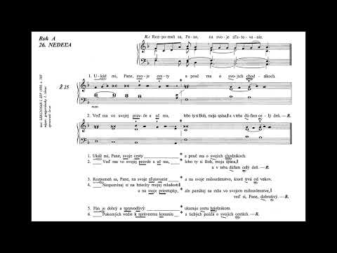 LS II, str. 85 - Rozpomeň sa, Pane, na svoje zľutovanie; Ž25