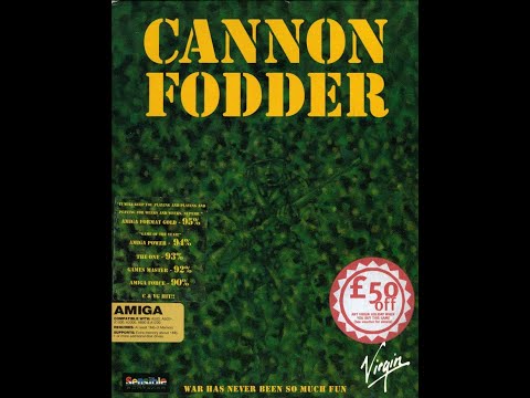 Intro (Title Theme) War Has Never Been So Much Fun (Cannon Fodder, Amiga, Sensible Software 1993) HQ