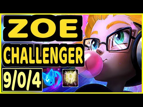 NOMANZ (ZOE) vs MALZAHAR - 9/0/4 KDA MID CHALLENGER GAMEPLAY - EUW