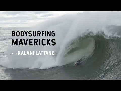 Bodysurfing Mavericks with Kalani Lattanzi - Mavericks Awards 2023