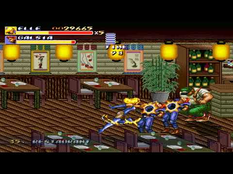 Streets Of Rage Remake V5.1 Longplay - Elle Hard Difficulty